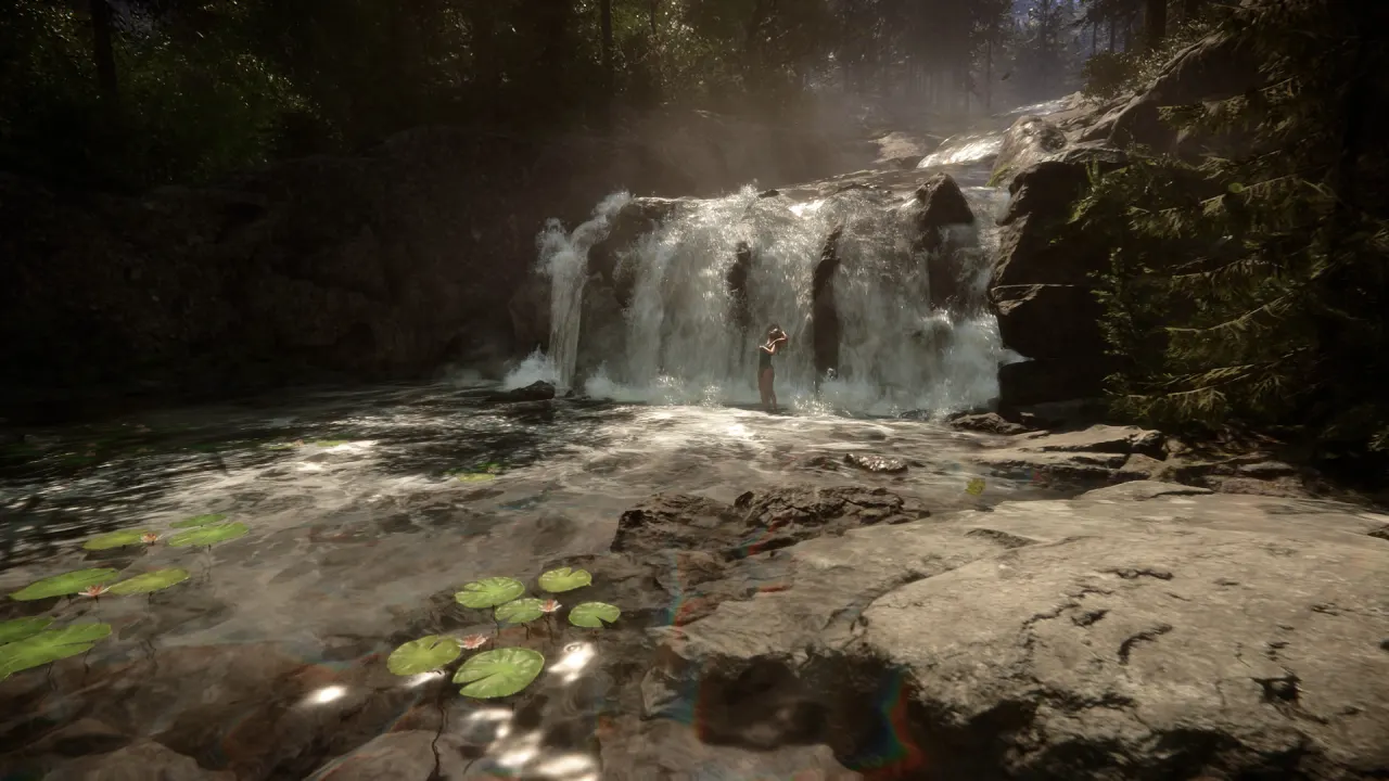 Floresta densa em Sons of the Forest